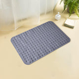 Maxbell Extra Large Non Slip Bath Mat Bathroom Shower Mat Machine Washable for Hotel Dark Grey