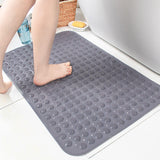 Maxbell Extra Large Non Slip Bath Mat Bathroom Shower Mat Machine Washable for Hotel Dark Grey