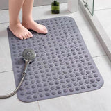 Maxbell Extra Large Non Slip Bath Mat Bathroom Shower Mat Machine Washable for Hotel Dark Grey