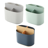 Maxbell Chopstick Storage Holder Cutlery Drain Rack for Kitchen Countertop Cutlery Gray