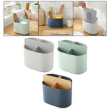 Maxbell Chopstick Storage Holder Cutlery Drain Rack for Kitchen Countertop Cutlery Gray