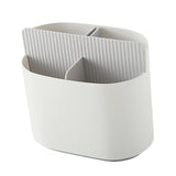 Maxbell Chopstick Storage Holder Cutlery Drain Rack for Kitchen Countertop Cutlery Gray