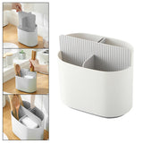 Maxbell Chopstick Storage Holder Cutlery Drain Rack for Kitchen Countertop Cutlery Gray