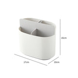 Maxbell Chopstick Storage Holder Cutlery Drain Rack for Kitchen Countertop Cutlery Gray