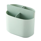 Maxbell Chopstick Storage Holder Cutlery Drain Rack for Kitchen Countertop Cutlery Light Green