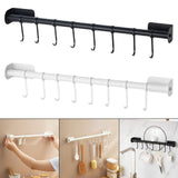 Maxbell Multipurpose Clothes Hangers Hat Towel Hanger Sturdy coat Clothes Belt White