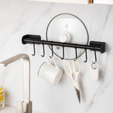 Maxbell Multipurpose Clothes Hangers Hat Towel Hanger Sturdy coat Clothes Belt Black