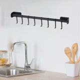 Maxbell Multipurpose Clothes Hangers Hat Towel Hanger Sturdy coat Clothes Belt Black