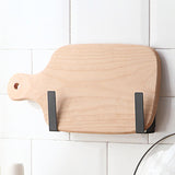 Maxbell Multipurpose Pot Lid Holder Kitchen Storage Holder Pot Hanger for Bakeware Black