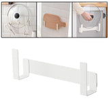 Maxbell Multipurpose Pot Lid Holder Kitchen Storage Holder Pot Hanger for Bakeware White