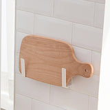 Maxbell Multipurpose Pot Lid Holder Kitchen Storage Holder Pot Hanger for Bakeware White