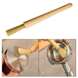 Maxbell 12.5cm Coffee Brush Espresso Machine Cleaning Brush Wooden Brush for Kitchen