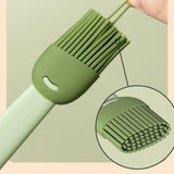 Maxbell Multipurpose Silicone Oil Brush Baking Brush for Grilling Cooking Green