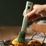 Maxbell Multipurpose Silicone Oil Brush Baking Brush for Grilling Cooking Green