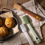 Maxbell Multipurpose Silicone Oil Brush Baking Brush for Grilling Cooking White