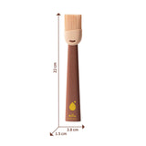 Maxbell Multipurpose Silicone Oil Brush Baking Brush for Grilling Cooking Brown