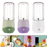 Maxbell Multifunctional Electric Juicer Cup USB Rechargeable for Office Making Juice Green
