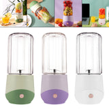 Maxbell Multifunctional Electric Juicer Cup USB Rechargeable for Office Making Juice Green