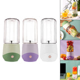 Maxbell Multifunctional Electric Juicer Cup USB Rechargeable for Office Making Juice Green