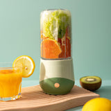 Maxbell Multifunctional Electric Juicer Cup USB Rechargeable for Office Making Juice Green