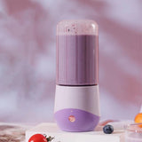 Maxbell Multifunctional Electric Juicer Cup USB Rechargeable for Office Making Juice Purple