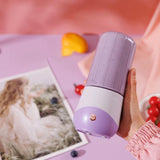 Maxbell Multifunctional Electric Juicer Cup USB Rechargeable for Office Making Juice Purple