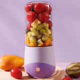 Maxbell Multifunctional Electric Juicer Cup USB Rechargeable for Office Making Juice Purple
