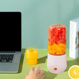 Maxbell Multifunctional Electric Juicer Cup USB Rechargeable for Office Making Juice White