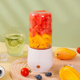 Maxbell Multifunctional Electric Juicer Cup USB Rechargeable for Office Making Juice White