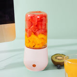 Maxbell Multifunctional Electric Juicer Cup USB Rechargeable for Office Making Juice White