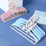 Maxbell Adjustable Kid Hanger Retractable Hanger Clothes Drying Rack for Dress Blue