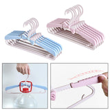 Maxbell Adjustable Kid Hanger Retractable Hanger Clothes Drying Rack for Dress Blue