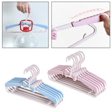 Maxbell Adjustable Kid Hanger Retractable Hanger Clothes Drying Rack for Dress Blue