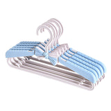 Maxbell Adjustable Kid Hanger Retractable Hanger Clothes Drying Rack for Dress Blue