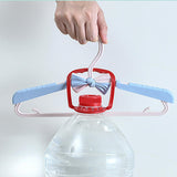 Maxbell Adjustable Kid Hanger Retractable Hanger Clothes Drying Rack for Dress Blue