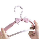 Maxbell Adjustable Kid Hanger Retractable Hanger Clothes Drying Rack for Dress Pink