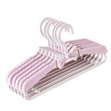 Maxbell Adjustable Kid Hanger Retractable Hanger Clothes Drying Rack for Dress Pink