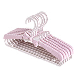Maxbell Adjustable Kid Hanger Retractable Hanger Clothes Drying Rack for Dress Pink