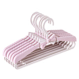 Maxbell Adjustable Kid Hanger Retractable Hanger Clothes Drying Rack for Dress Pink