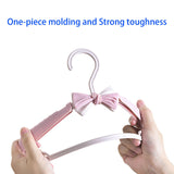 Maxbell Adjustable Kid Hanger Retractable Hanger Clothes Drying Rack for Dress Pink