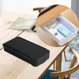 Maxbell Multifunctional Desk Storage Drawer Storage Portable for School black