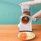 Maxbell Manual Vegetable Slicer Kitchen Tool Food Chopper for Fruits Potato Lemon White