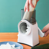 Maxbell Manual Vegetable Slicer Kitchen Tool Food Chopper for Fruits Potato Lemon White