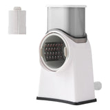 Maxbell Manual Vegetable Slicer Kitchen Tool Food Chopper for Fruits Potato Lemon White