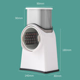 Maxbell Manual Vegetable Slicer Kitchen Tool Food Chopper for Fruits Potato Lemon White