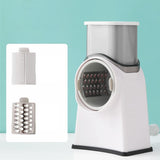 Maxbell Manual Vegetable Slicer Kitchen Tool Food Chopper for Fruits Potato Lemon White