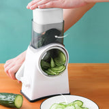 Maxbell Manual Vegetable Slicer Kitchen Tool Food Chopper for Fruits Potato Lemon White
