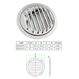Maxbell Stainless Steel Air Vent Outlet Cap Air Venting Panel Cover Thicken for Car
