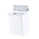 Maxbell Sealed Waste Bin with Lid Multipurpose for Powder Room Garage Hotel White