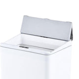 Maxbell Sealed Waste Bin with Lid Multipurpose for Powder Room Garage Hotel White